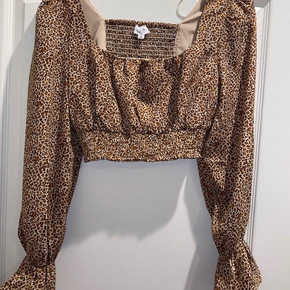 Cheetah print crop top - Picture 1 of 1